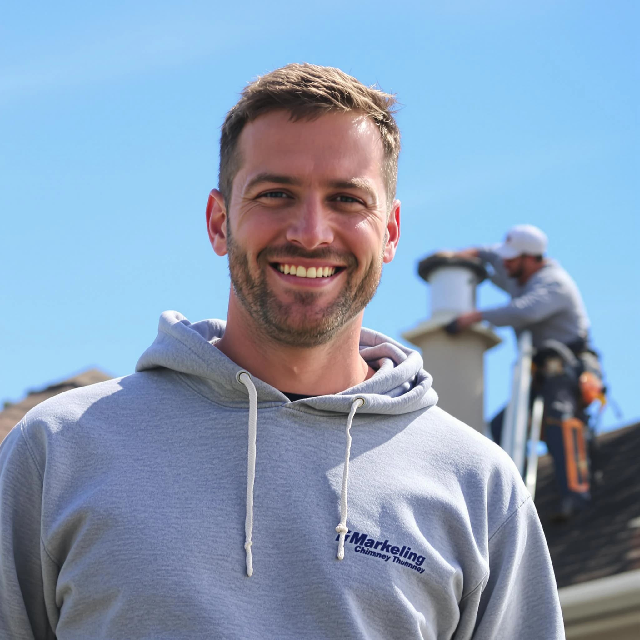 The Lilburn Chimney Sweep team.